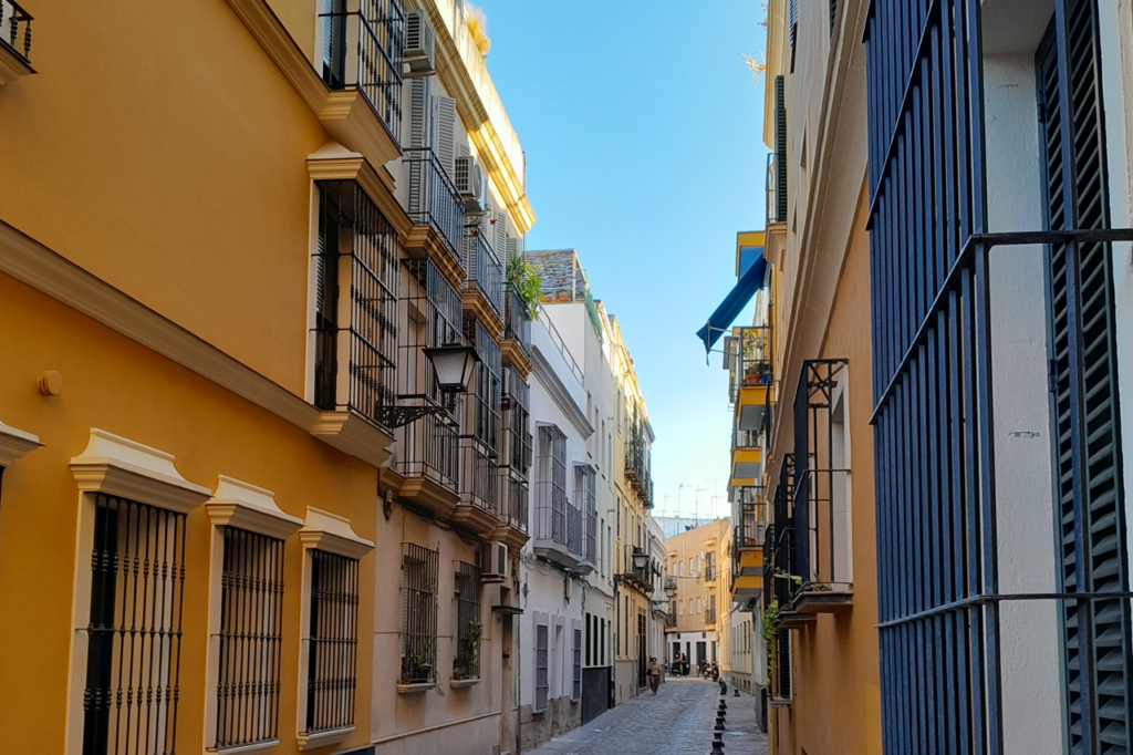 A small street in Sevilla, Spain.