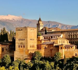 The Alhambra in Granada, Spain.